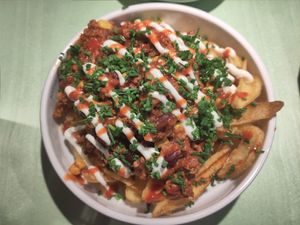 Chilli fries, would repeat at Katzentempel in Cologne