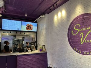 No seating  at Seasoned Vegan Real Quick in New York City