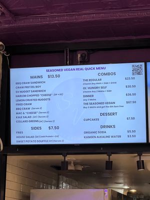  at Seasoned Vegan Real Quick in New York City