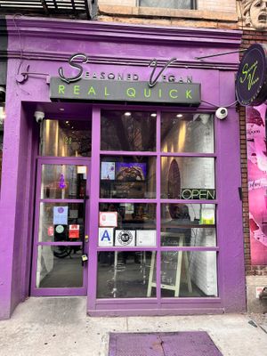 Exterior at Seasoned Vegan Real Quick in New York City