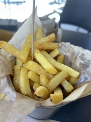 Truffle and parm friess  at Ruca Bocata in A Coruna