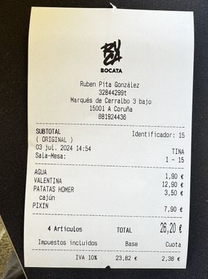   at Ruca Bocata in A Coruna