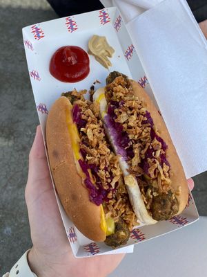 Ikea vegan hot dogs  at IKEA in Copenhagen