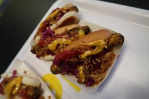 hot dogs at IKEA in Copenhagen