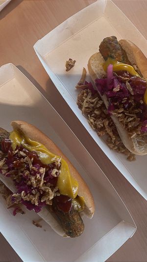 hot dogs at IKEA in Copenhagen