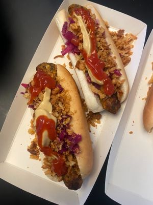 hot dogs at IKEA in Copenhagen