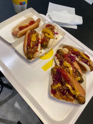 vegan hot dogs at IKEA in Copenhagen