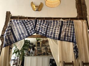 Stylish decoration  at Le Salbuen Cafe Market in Montclair