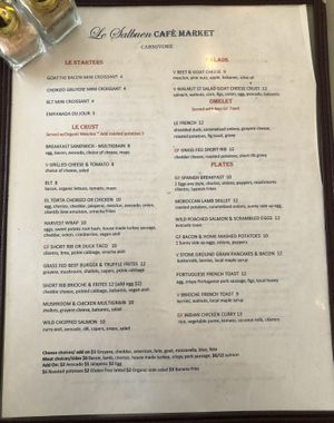 Vegan and vegetarian too at Le Salbuen Cafe Market in Montclair