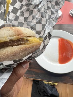 B fast sando #Veganuary at Timeless Coffee Roasters and Bakery in Oakland