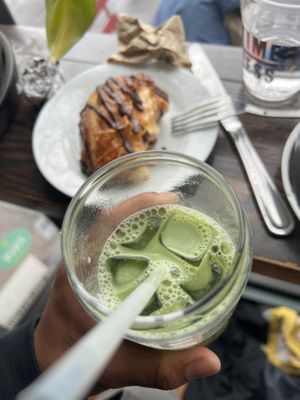Matcha #Veganuary at Timeless Coffee Roasters and Bakery in Oakland