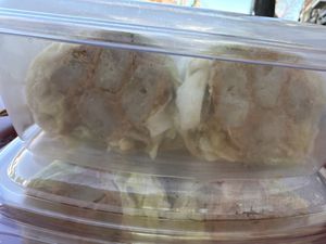 Buffalo chicken wraps  at Timeless Coffee Roasters and Bakery in Oakland