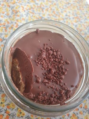 Una especie de mousse at Masakali Pizza in Sevilla