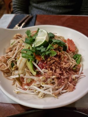 Mee zou with tofu at Better than Hungry in Brussels