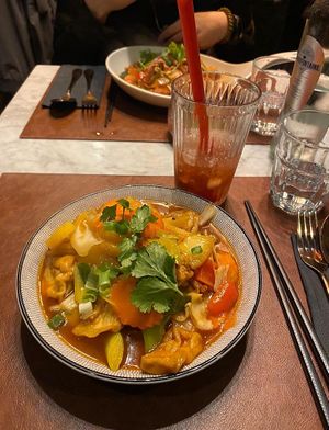 Tofu zoet zuur  at Better than Hungry in Brussels