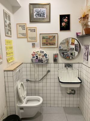 Bathroom at Aujourd'hui Demain Concept Store in Paris