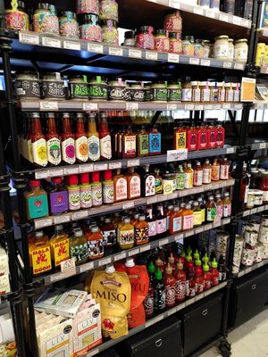 Sauces at Aujourd'hui Demain Concept Store in Paris