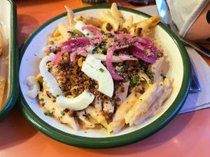 Doner Mac n cheese at Aujourd'hui Demain Concept Store in Paris