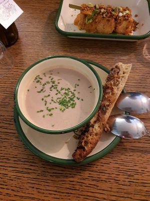 Soup at Aujourd'hui Demain Concept Store in Paris