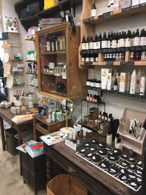 Cosmetics at Aujourd'hui Demain Concept Store in Paris