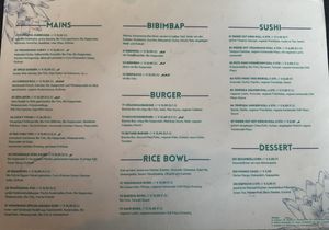 Menu food (1/2).  at Vegan Haus in Berlin