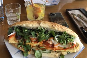 Banh Mi with tofu   at Vegan Haus in Berlin