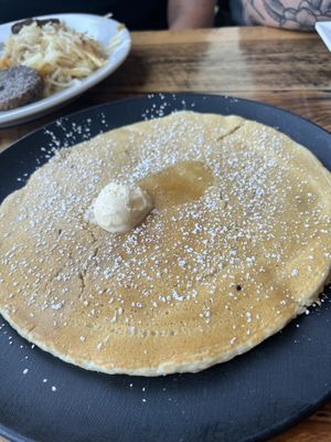 Vegan pancake  at Seven Mile Cafe in Denton