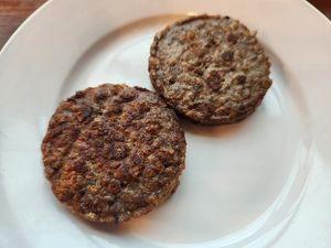 Beyond meat sausage at Seven Mile Cafe in Denton