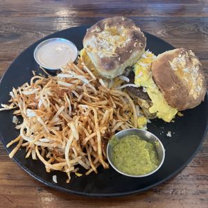 Berkeley Biscuit Sandwich  at Seven Mile Cafe in Denton