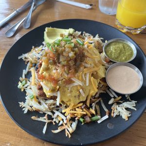 Vegan Papas  at Seven Mile Cafe in Denton