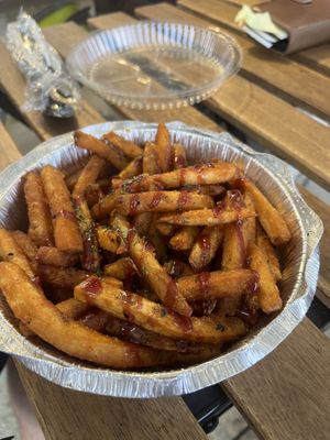 Masala fries   at Alif Cafe - Maybe closed in Lake George