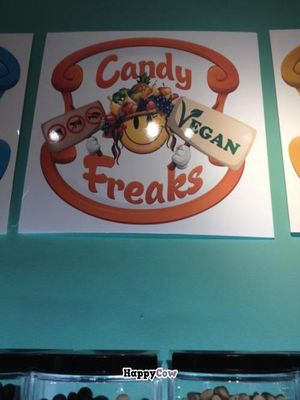 Wall logo at Candy Freaks in Amsterdam
