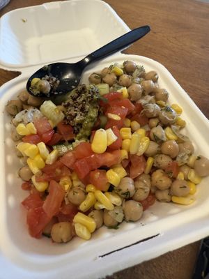 Kids quinoa bowl “no cheese"  at Spitz Mediterranean Restaurant and Bar in Midland