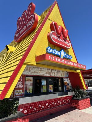 Order and Pick Up Counter   at Wienerschnitzel  in Lawndale