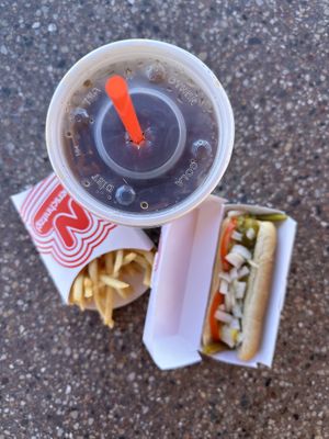 Chicago Veggie Dog Combo  at Wienerschnitzel  in Lawndale