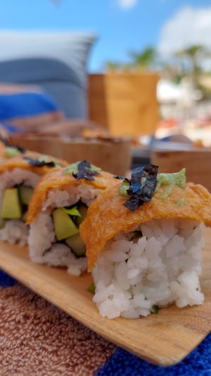 Sushi  at Cactus in Penida Island