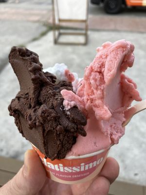 it’s really huge!! / 250 baht  at Gelatissimo in Phuket