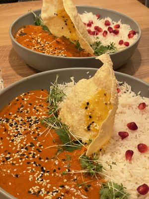 ‚Butter chicken‘  at The Green Garden in Salzburg