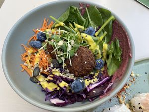 Starter Buddha bowl - you can also order as a main   at The Green Garden in Salzburg