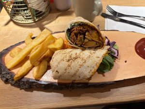 Schawarma  at The Green Garden in Salzburg