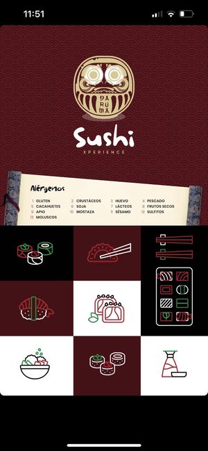 Alérgenos  at Daruma Sushi Xperience in Barbate