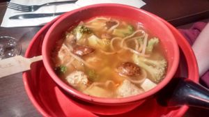 Vegan soup at Flat Top Grill - The Loop in Chicago