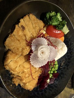 Curry with crispy tofu  at Golden Ginkgo  in Berlin