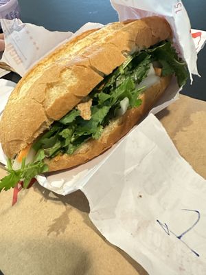 Banh mi chay jackfruit  at An Choi in Hong Kong Island