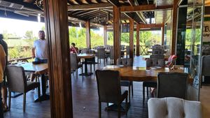 Balcony terrace seating at Kebapçım Hatay Sofrası Trabzon in Trabzon