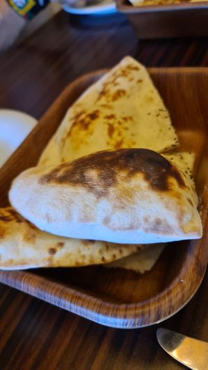 Fresh bread. Baked on demand at Kebapçım Hatay Sofrası Trabzon in Trabzon