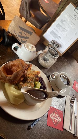 sunday roast of chesnuts and pumkin seeds  at The Duchess Public House in London