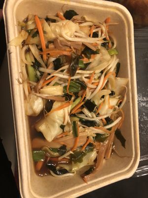 Stir fried mixed vegetables (vegan)   at Ikedo Ramen in Port Washington