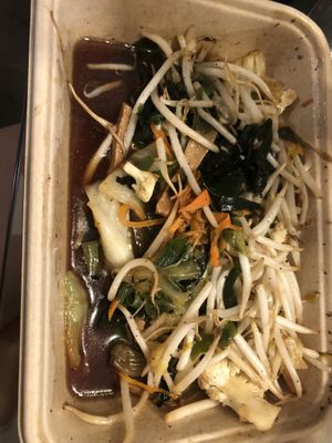 Stir fried mixed vegetables   at Ikedo Ramen in Port Washington