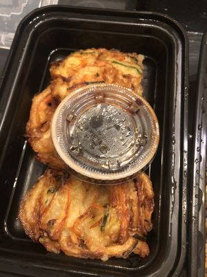 Vegetable kakiage   at Ikedo Ramen in Port Washington